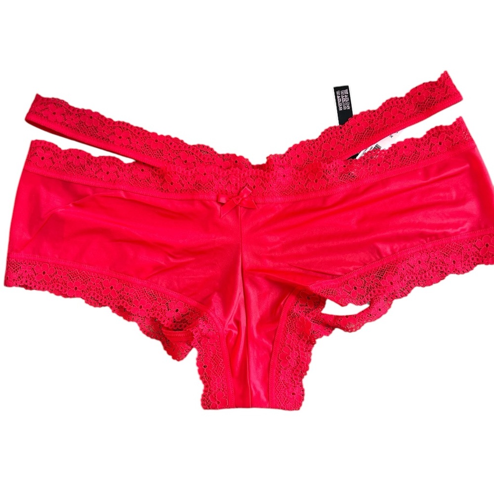 Victoria’s Secret Very Sexy Red Cheeky Panties XL NEW